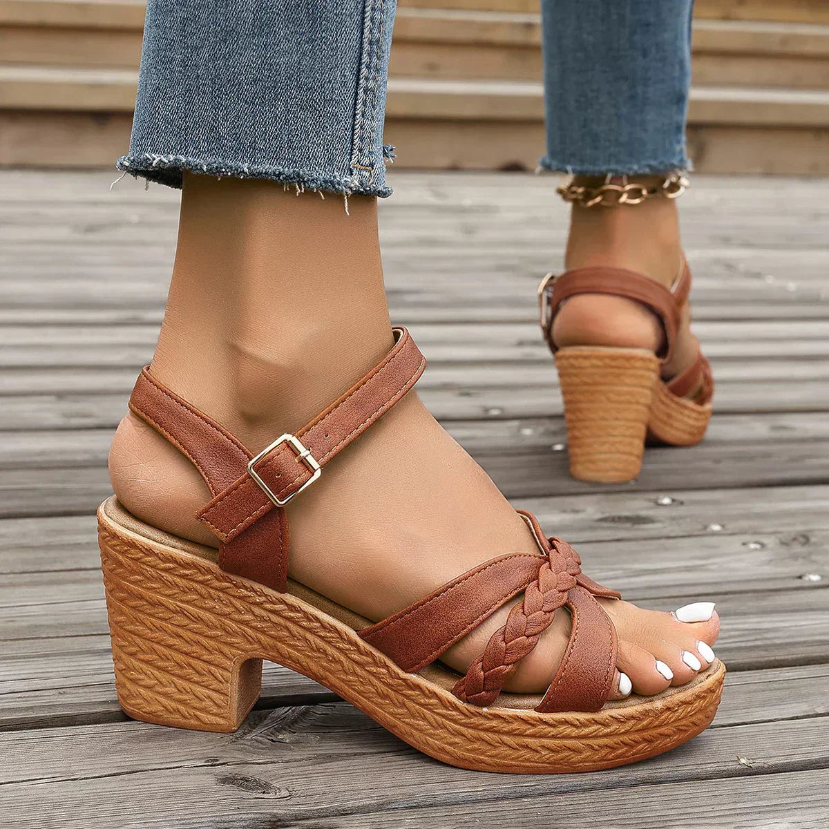Cadie - Eleganti sandali con cinturini