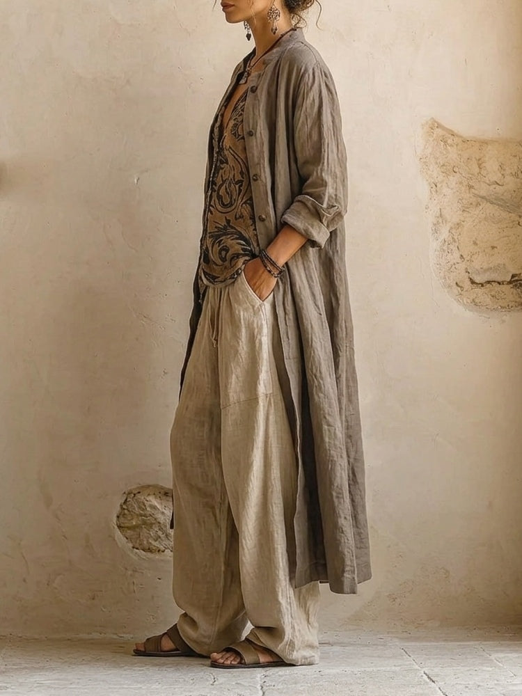 ✨ Giulia | Completo Fluido in Stile Boho a Strati ✨