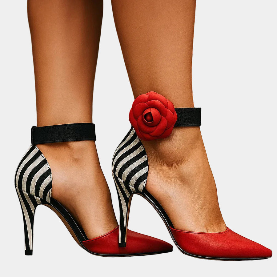 Olympia - Décolleté con elegante motivo floreale