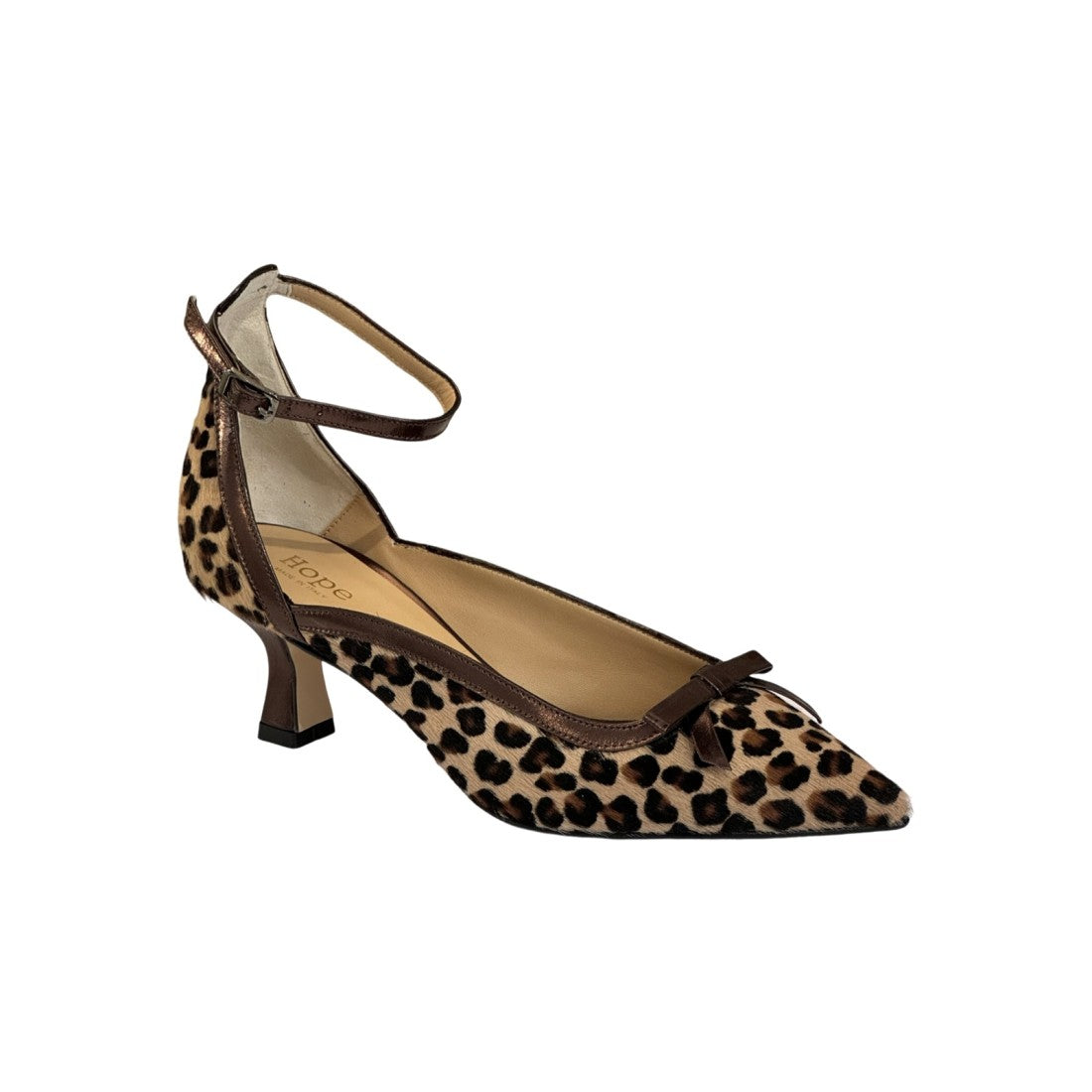 Rhea - Eleganti tacchi alti con fantasia leopardata