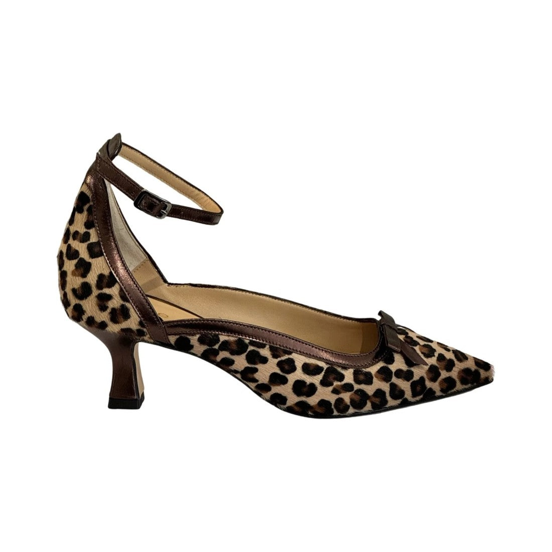 Rhea - Eleganti tacchi alti con fantasia leopardata