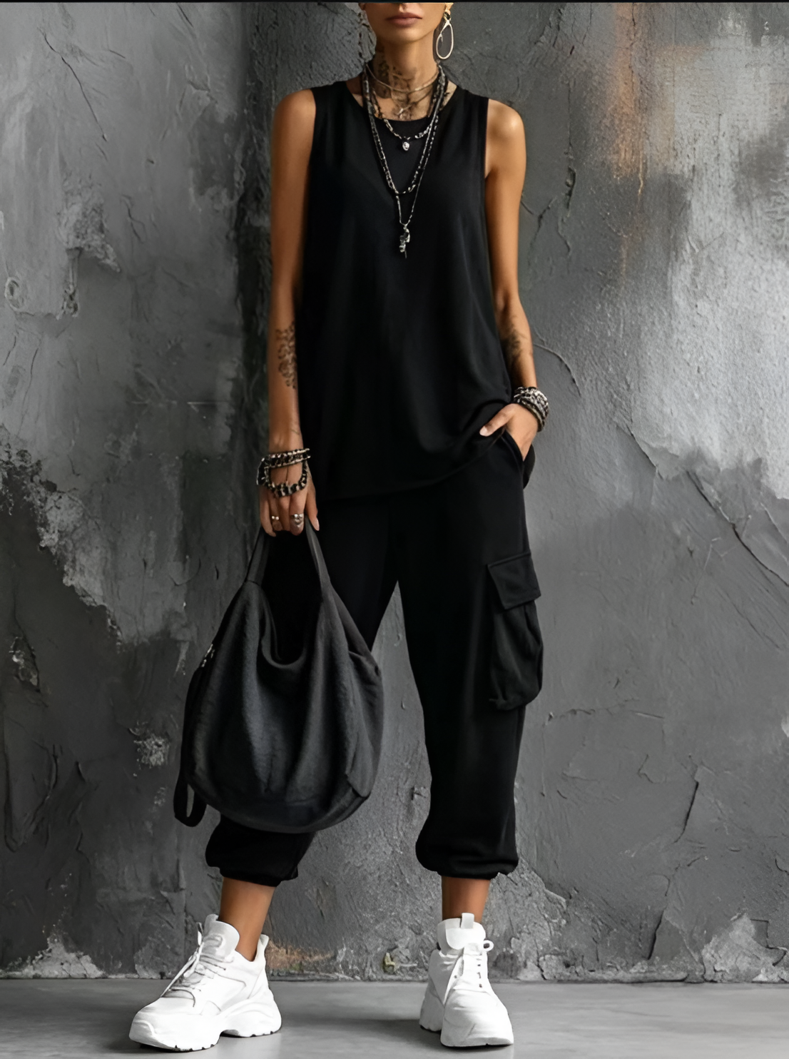 ✨ Valentina | Completo Casual Morbido con Tasche ✨